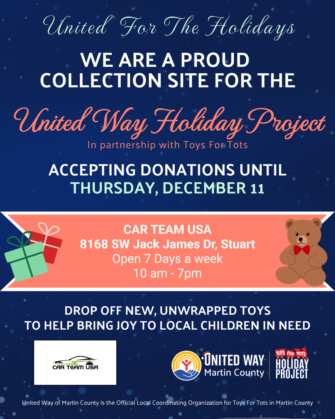 Toys for Tots Stuart Florida